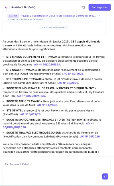 ai chat results datao