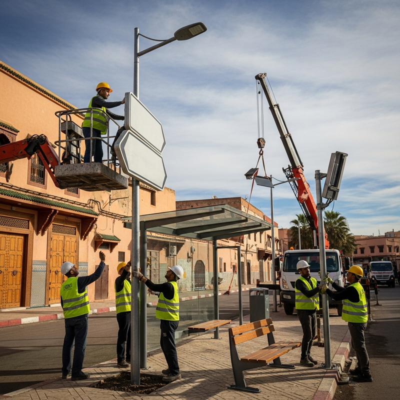 Marchés publics Signalisation et Mobilier Urbain